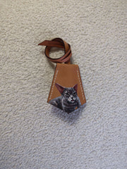 Sample 15 | Cat bag charm · strap view
