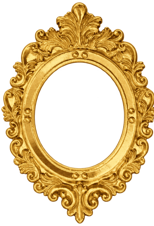 Style 01 Ornate oval frame shape