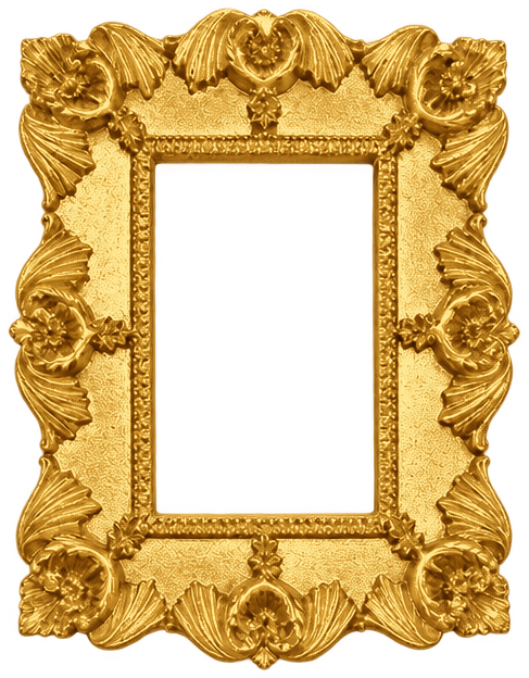 Style 02 Ribbon rectangle frame shape