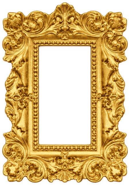 Style 03 Rose rectangle frame shape