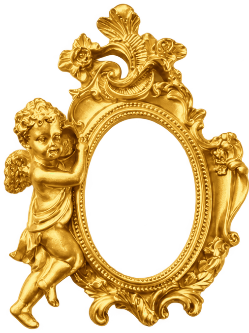 Style 06 Cherub oval frame shape