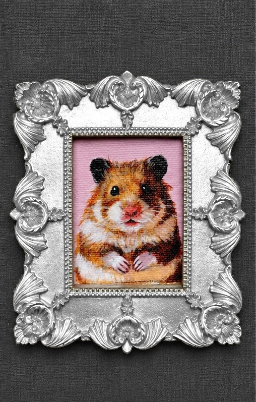 Hamster example in Style 02, Silver; full frame shown